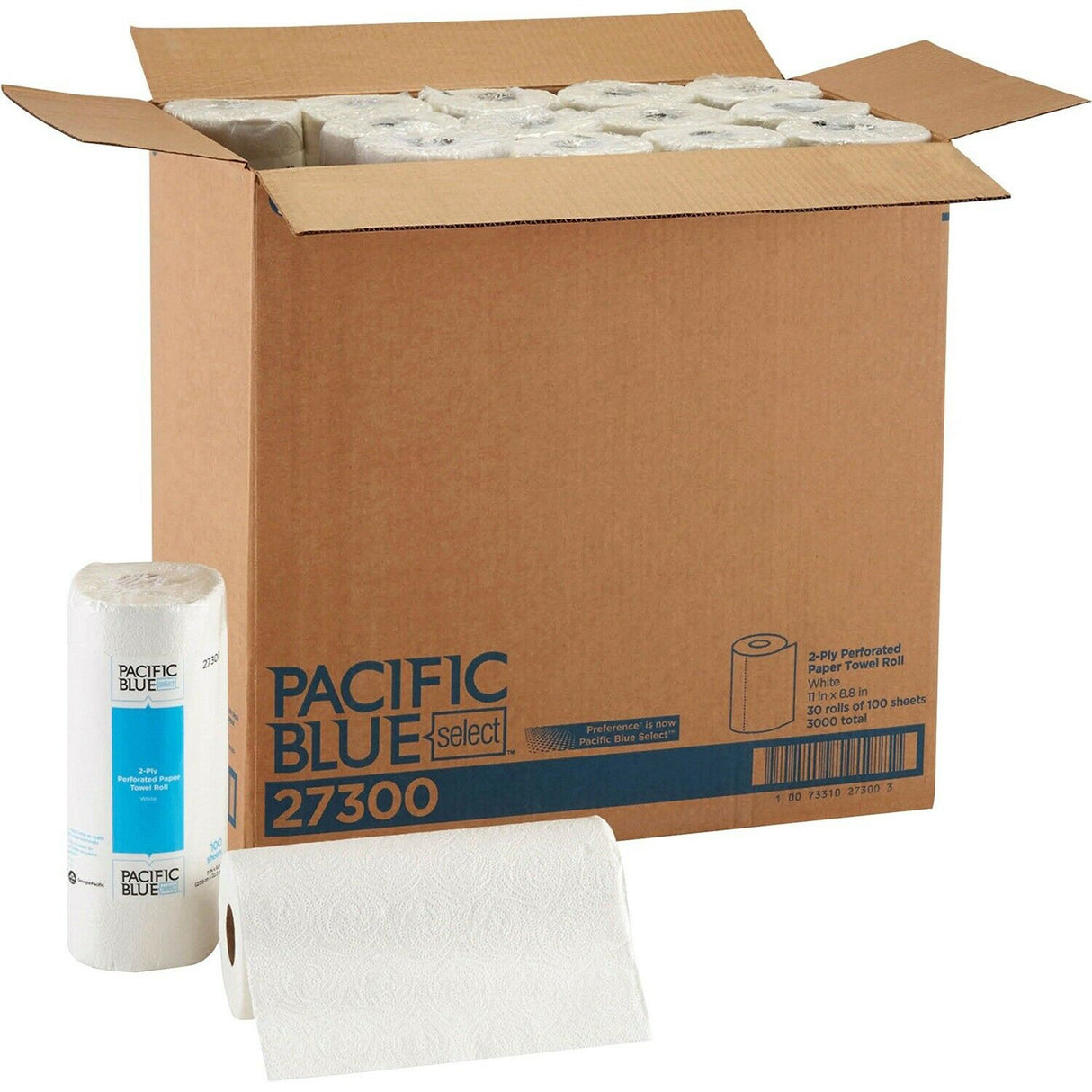 Kitchen Paper Towel Pacific Blue Select™ 2-Ply Absorbent Perforated Roll - BeHope
