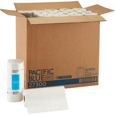 Kitchen Paper Towel Pacific Blue Select™ 2-Ply Absorbent Perforated Roll - BeHope