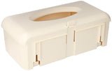 Glove Box Holder BD™ Horizontal Mounted 1-Box Capacity Ivory 4-1/4 X 7 X 12 Inch Plastic - BeHope
