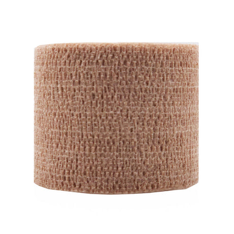 Cohesive Bandage CoFlex® NL 2 Inch X 5 Yard Self-Adherent Closure Tan NonSterile 12 lbs. Tensile Strength - BeHope