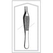 Tissue Forceps Econo Sterile™ Adson 4-3/4 Inch Length Floor / Office Grade Pakistani Stainless Steel Sterile NonLocking Thumb Handle Straight 1 X 2 Teeth - BeHope