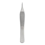 Dressing Forceps Centurion® Adson 4-3/4 Inch Length Floor / Office Grade Stainless Steel Sterile NonLocking Thumb Handle Straight Serrated Tips - BeHope