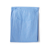 Patient Exam Gown Halyard One Size Fits Most Blue Disposable - BeHope