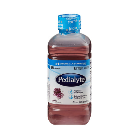 Oral Electrolyte Solution Pedialyte® Classic Grape Flavor 33.8 oz. - BeHope