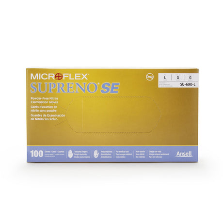 Exam Glove Supreno® Se Nonsterile Nitrile Standard Cuff Polymer Coated - BeHope