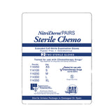 Exam Glove NitriDerm® EC Large Sterile Pair Nitrile Extended Cuff Length Smooth Blue Chemo Tested - BeHope