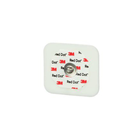 ECG Monitoring Electrode 3M Red Dot Snap Connector Sticky Gel Foam Backing Non-Radiolucent - BeHope