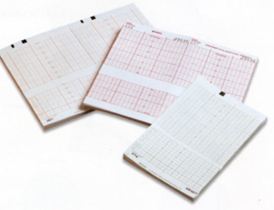 Recording Chart Paper Kendall™ Z-fold Red Grid - Behope