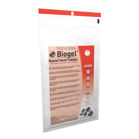 Surgical Underglove Biogel® Skinsense™ Indicator® Underglove Size 6 Sterile Polyisoprene Standard Cuff Length Smooth Blue Not Chemo Approved - BeHope