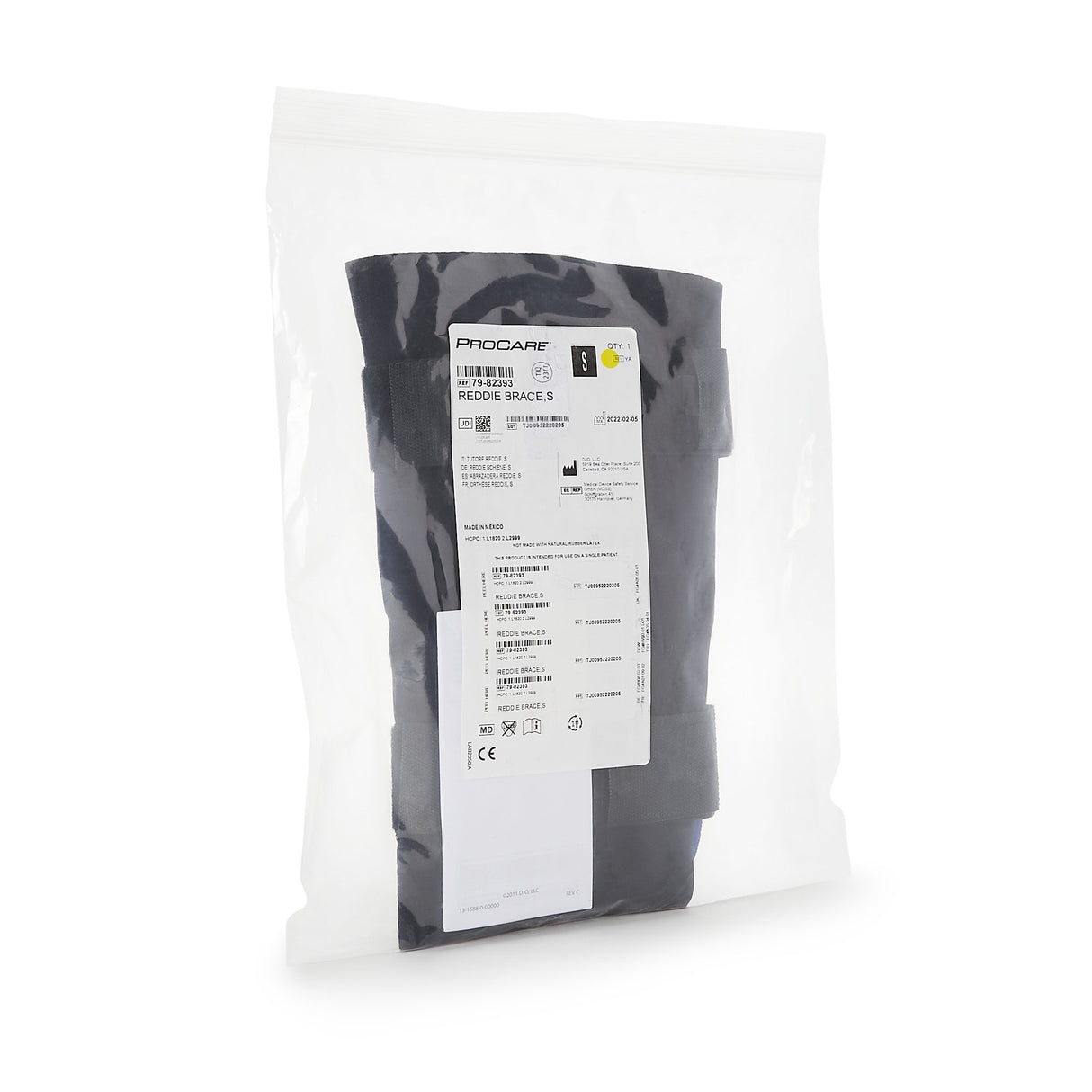 Knee Brace Reddie® Brace Small Wraparound / Hook and Loop Strap Closure 15-1/2 to 18 Inch Circumference Left or Right Knee - BeHope