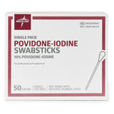 Impregnated Swabstick 10% Strength Povidone-Iodine Individual Packet NonSterile - BeHope
