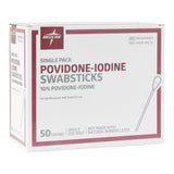 Impregnated Swabstick 10% Strength Povidone-Iodine Individual Packet NonSterile - BeHope