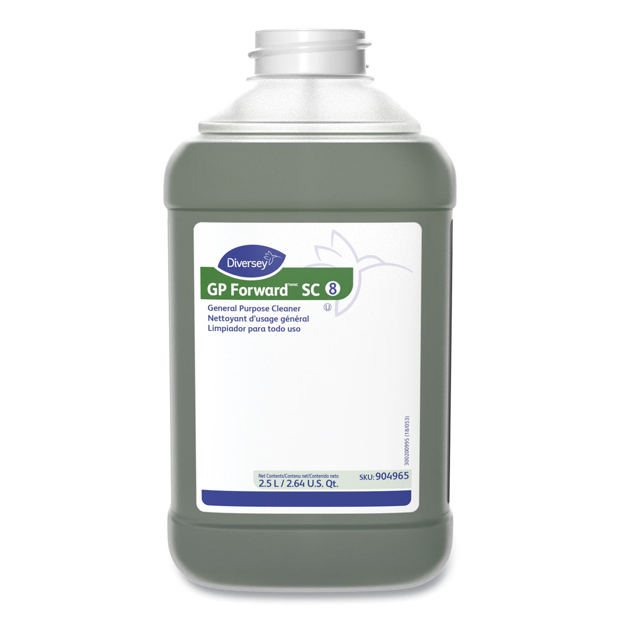 Surface Cleaner Diversey™ GP Forward™ SC Alcohol Based J-Fill® Dispensing Systems Liquid Concentrate 2.5 Liter Bottle Citrus Scent NonSterile - BeHope