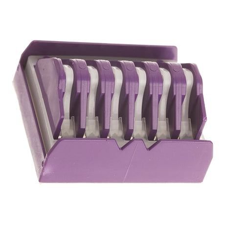 Locking Style Ligating Clip Hem-o-lok® Polymer Large Purple Clip 6 Clips - BeHope