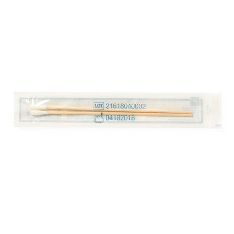 Swabstick Cotton Tip Wood Shaft 6 Inch Sterile 2 per Pack - BeHope