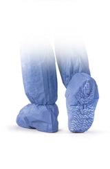 Boot Cover Medline Knee High Nonskid Sole Blue Nonsterile