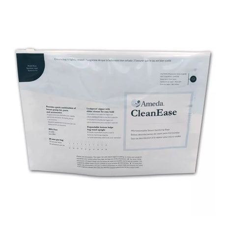 Microwaveable Steam Sanitizing Bags Ameda Clean Ease For Breast Pump Parts - BeHope