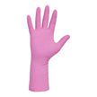 Exam Glove PINK UNDERGUARD Medium NonSterile Nitrile Extended Cuff Length Textured Fingertips Pink Chemo Tested - BeHope