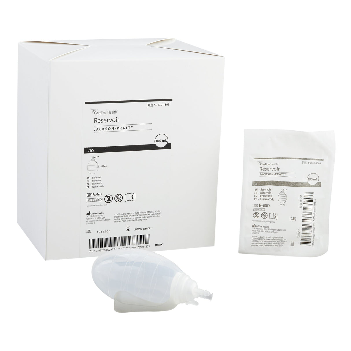 Jackson-Pratt® Bulb Evacuator Wound Drainage Reservoir - BeHope