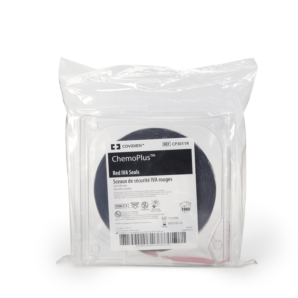 IVA Security Seal ChemoPlus™ Red, Sterile - BeHope