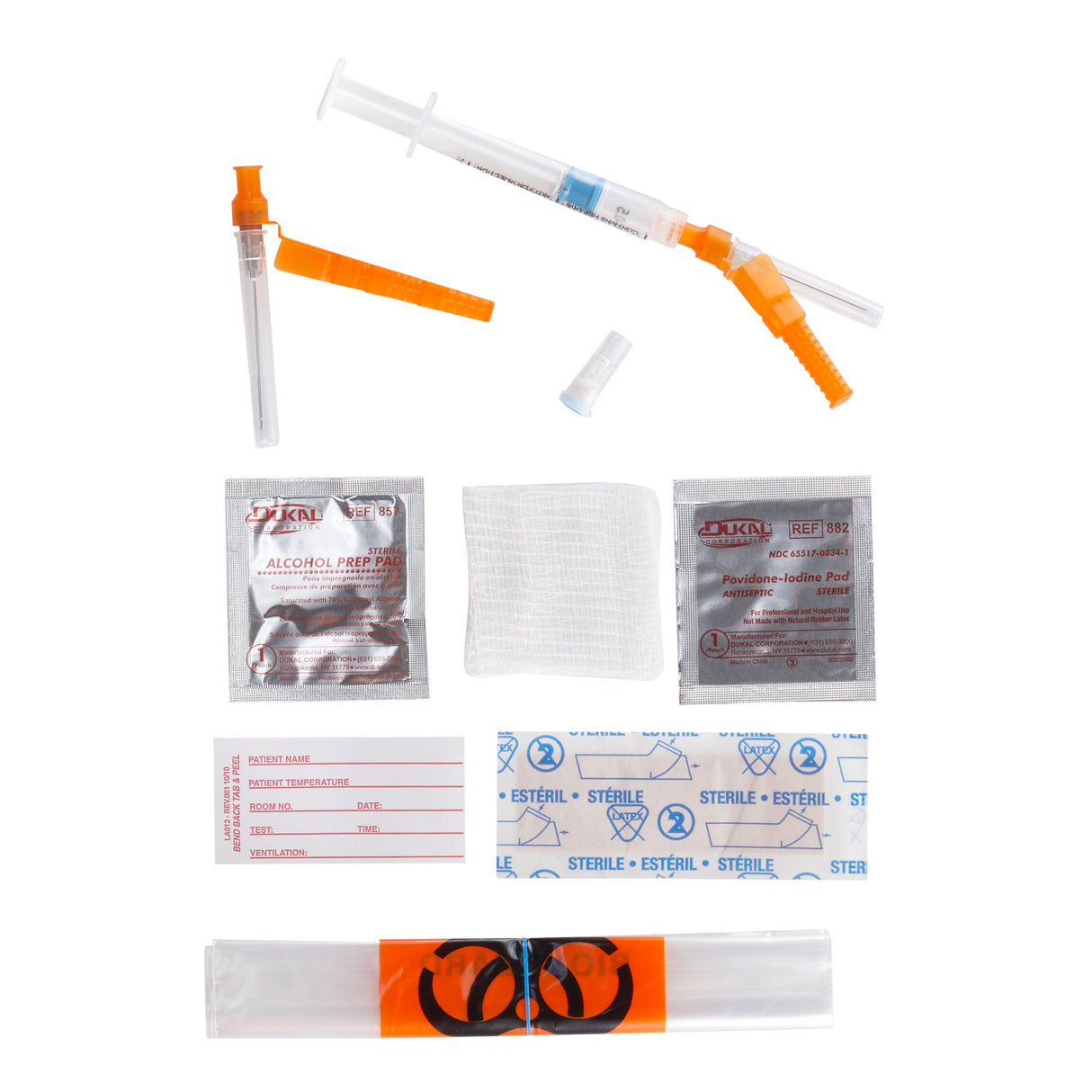 Arterial Blood Gas Kit Pro-Vent® Plus 3 mL Luer Lock 23 Gauge - BeHope