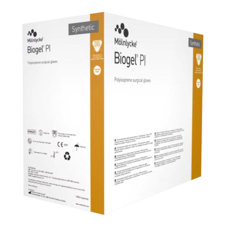 Surgical Glove Biogel® PI Size 6 Sterile Polyisoprene Standard Cuff Length Micro-Textured Ivory Chemo Tested - BeHope