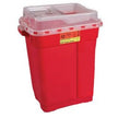 Sharps Container BD™ Red Base 26-1/4 H X 20 W X 14-3/4 D Inch Vertical Entry 19 Gallon - BeHope
