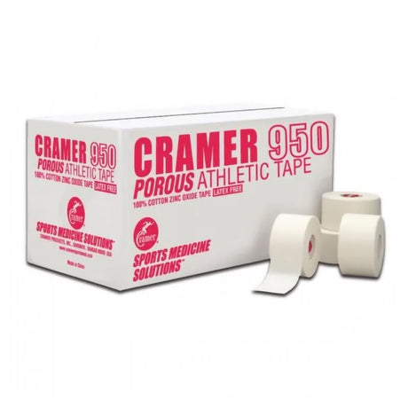 Athletic Tape Cramer® 950 White 1 Inch X 15 Yard Cotton / Zinc Oxide NonSterile - BeHope