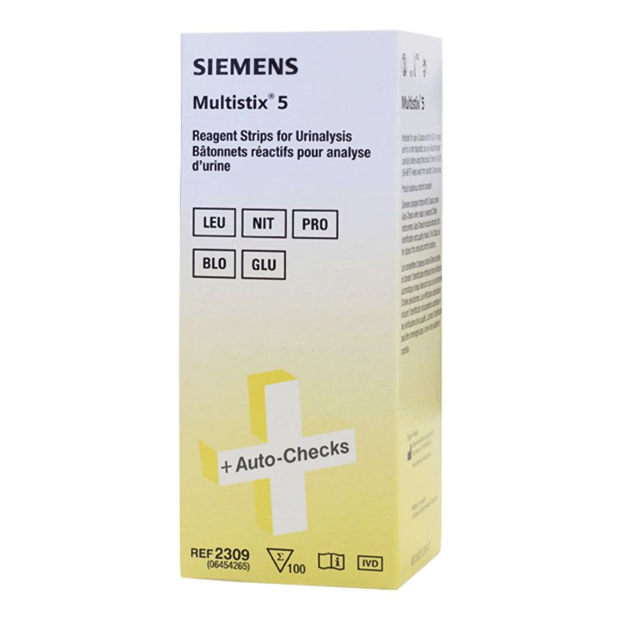 Urinalysis Reagent Multistix® 5 Blood, Glucose, Leukocytes, Protein, Nitrite CLIA Waived For Urinalysis - BeHope
