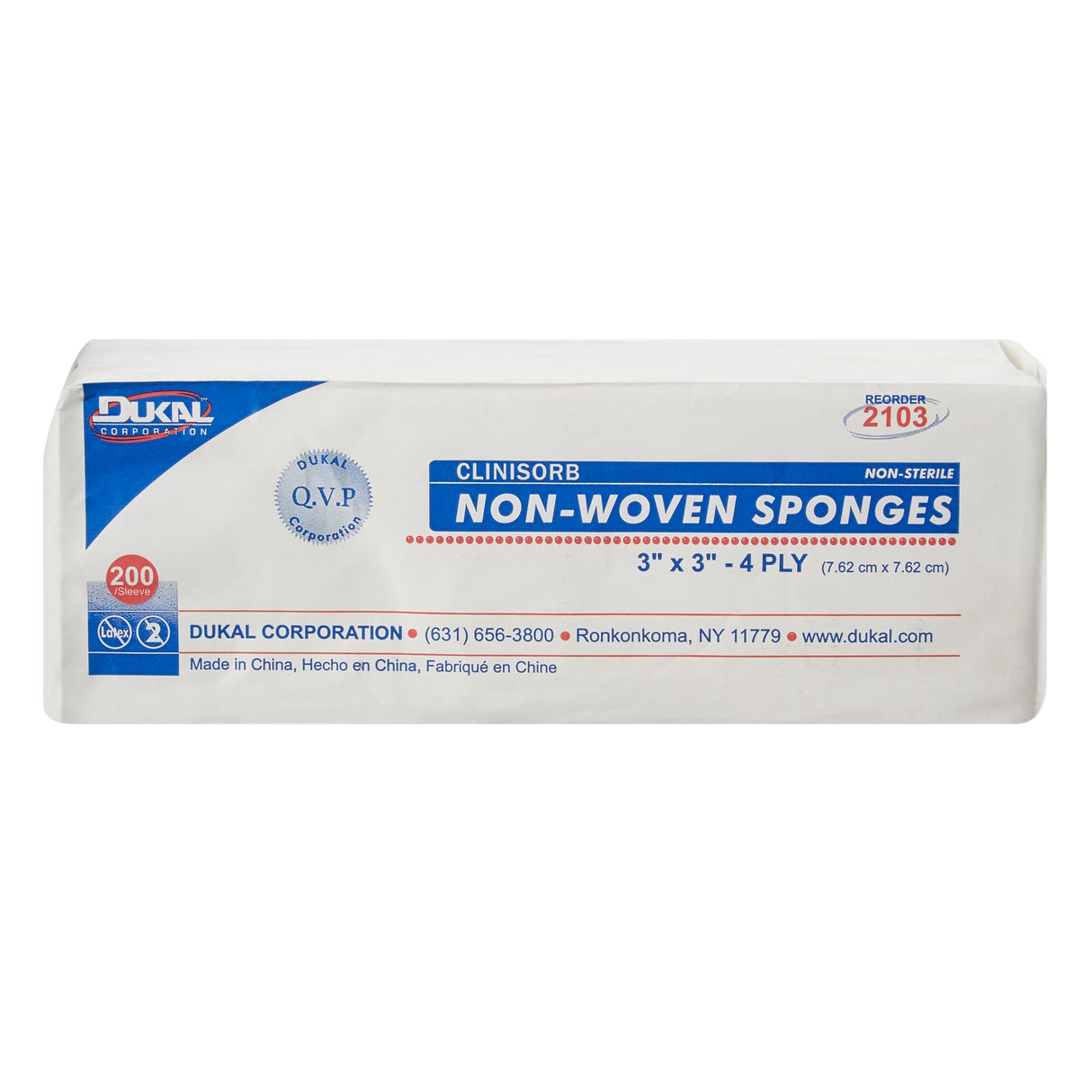 Nonwoven Sponge Clinisorb Nonsterile Highly Absorbent Non-Linting - BeHope
