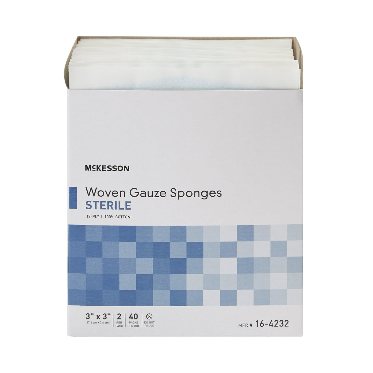 Gauze Sponge Mckesson Sterile for Wound Dressing and Cleaning - BeHope