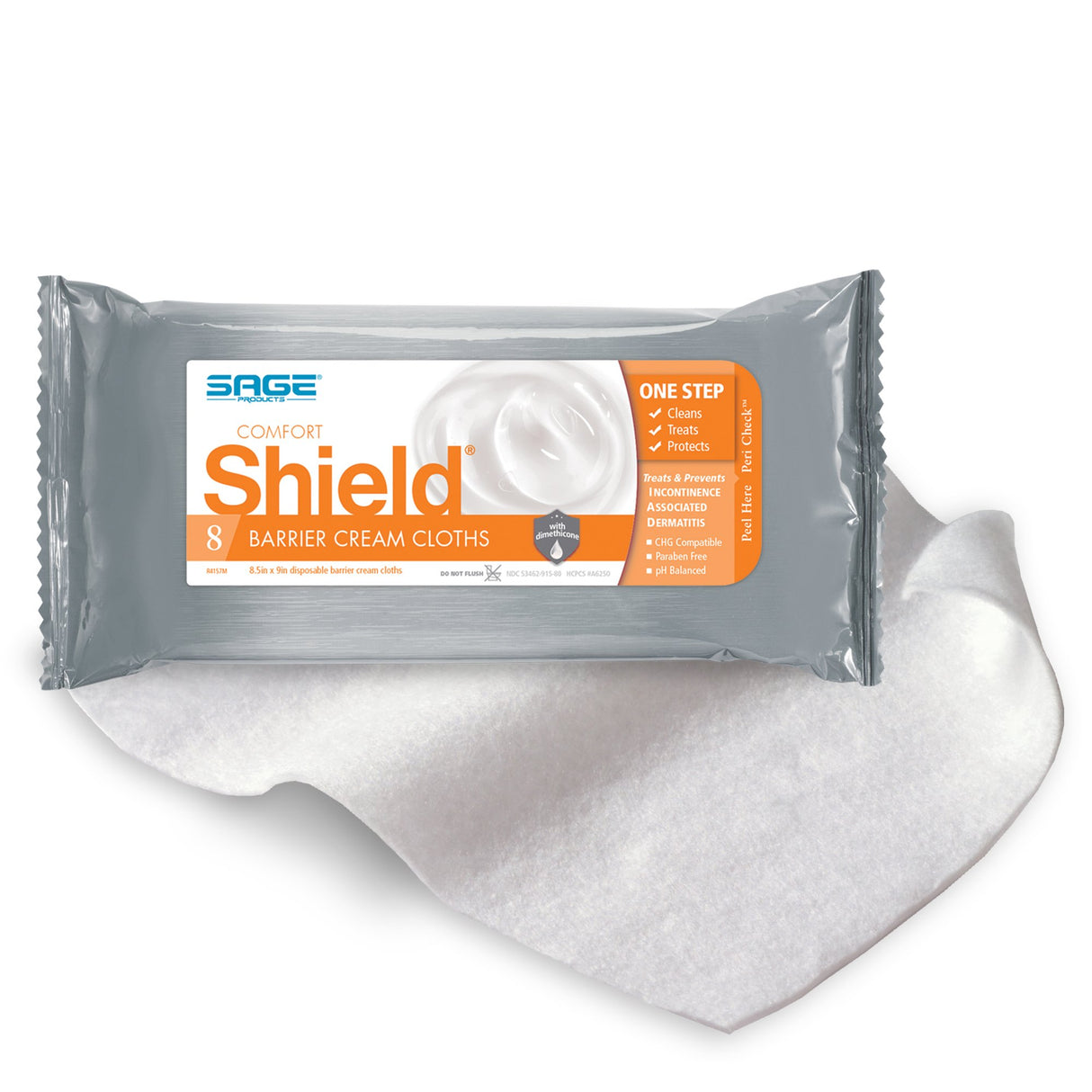 Incontinence Care Wipe Comfort Shield® Soft Pack Unscented 8 Count - BeHope