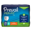Unisex Adult Absorbent Underwear Prevail® Per-Fit® Extra Pull On with Tear Away Seams Small Disposable Heavy Absorbency - BeHope