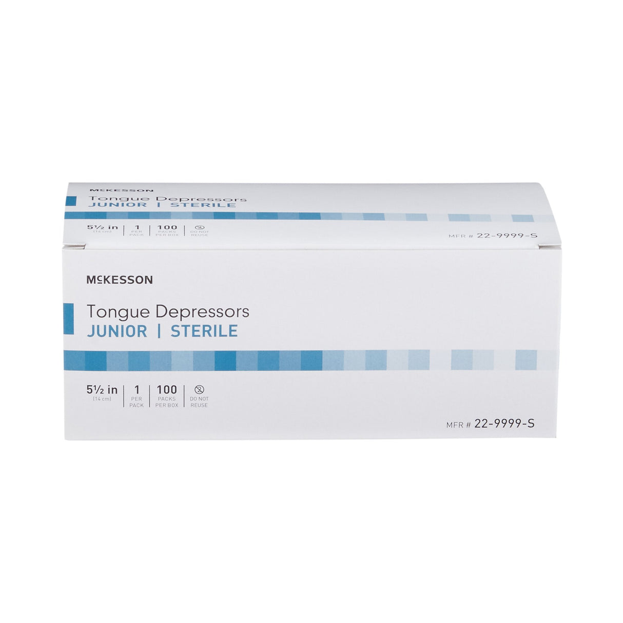 Tongue Depressor McKesson 5-1/2 Inch Length Wood Junior - BeHope