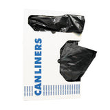 Trash Bag Heritage™ X-Liner™ 33 gal. 1.5 mil 33 X 39 Inch Black Super Heavy Duty Star Seal Bottom Flat Pack - BeHope