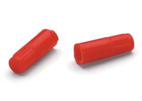 Syringe Tip Cap Red, Polypropylene - BeHope