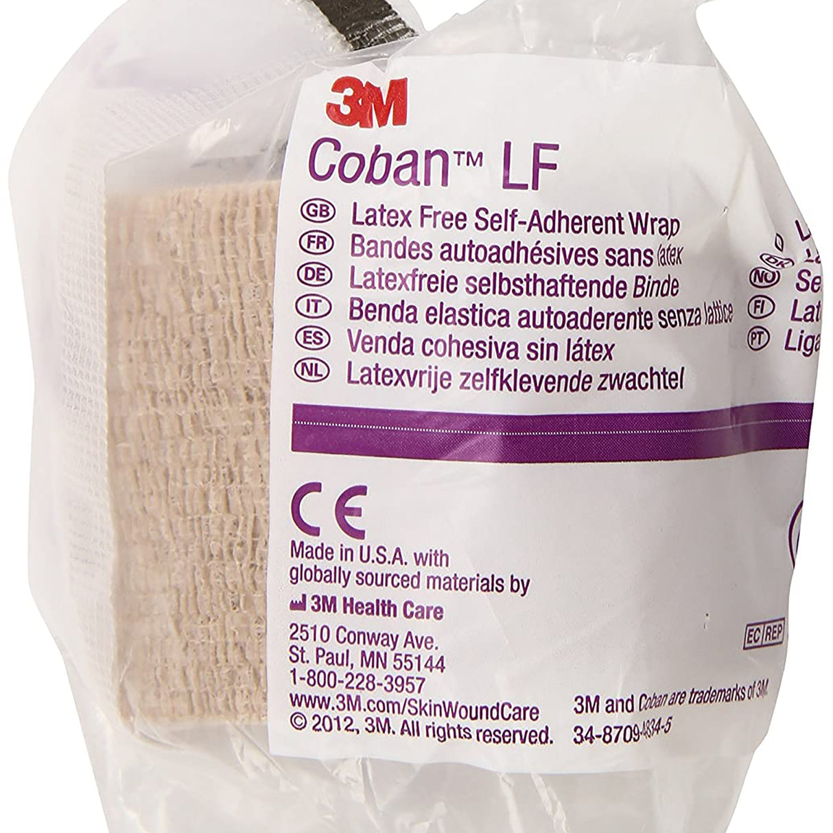 Cohesive Bandage 3m™ Coban™ Self-Adherent Hand Tearable - BeHope