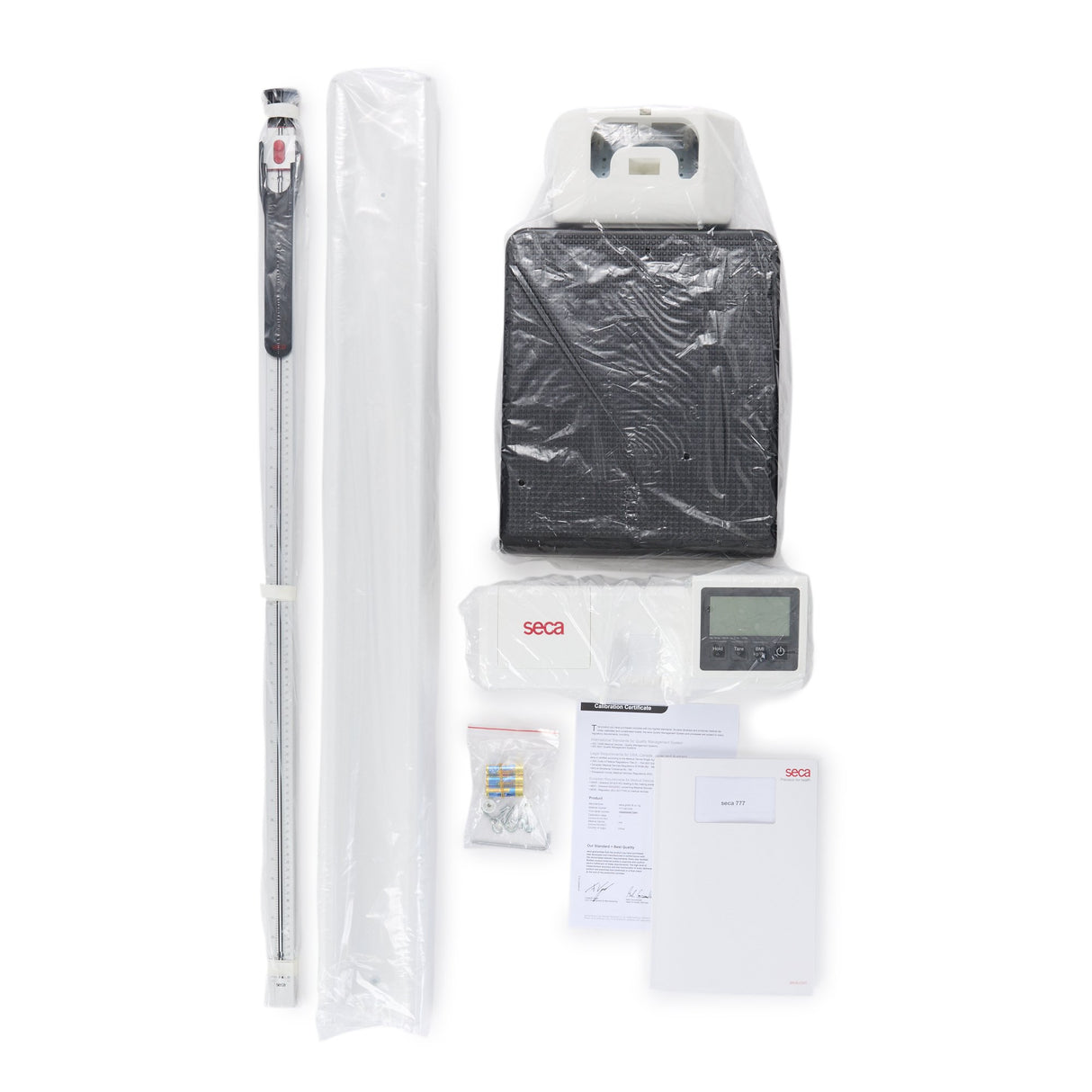 Physician Column Scale seca® 777 Digital Display 550 lbs. / 250 kg Capacity White Battery Operated - BeHope