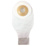 Colostomy Pouch ActiveLife One-Piece System 12 Inch Length Flat, Pre-Cut 1 Inch Stoma Drainable - BeHope