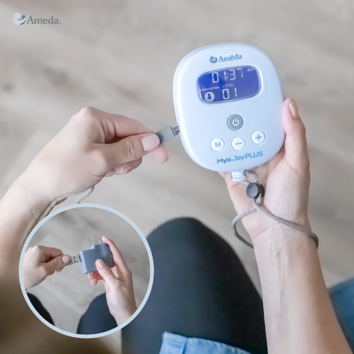 Double Electric Breast Pump Kit Ameda® Mya™ Joy Plus - BeHope
