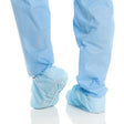 Shoe Cover X-tra Traction® One Size Fits Most Shoe High Nonskid Sole Blue NonSterile - BeHope