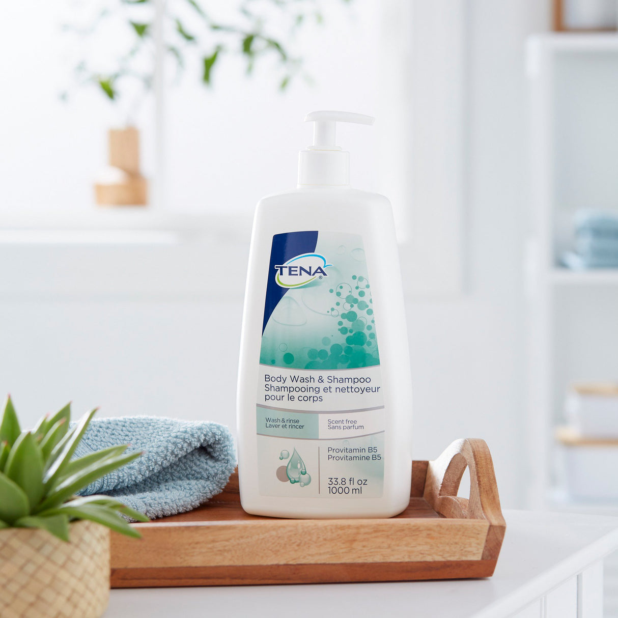 Shampoo and Body Wash TENA® ProSkin™ 33.8 oz. Pump Bottle Unscented - BeHope