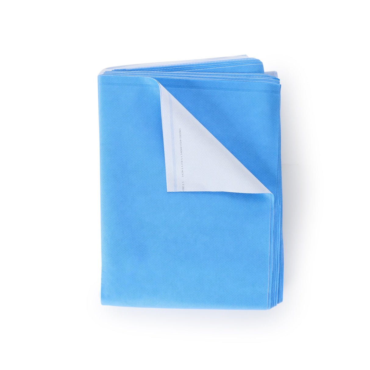 QUICK CHECK* H600 Sterilization Wrap White / Blue 45 X 45 Inch Dual Layer SMS Polypropylene Steam / EO Gas / Hydrogen Peroxide - BeHope