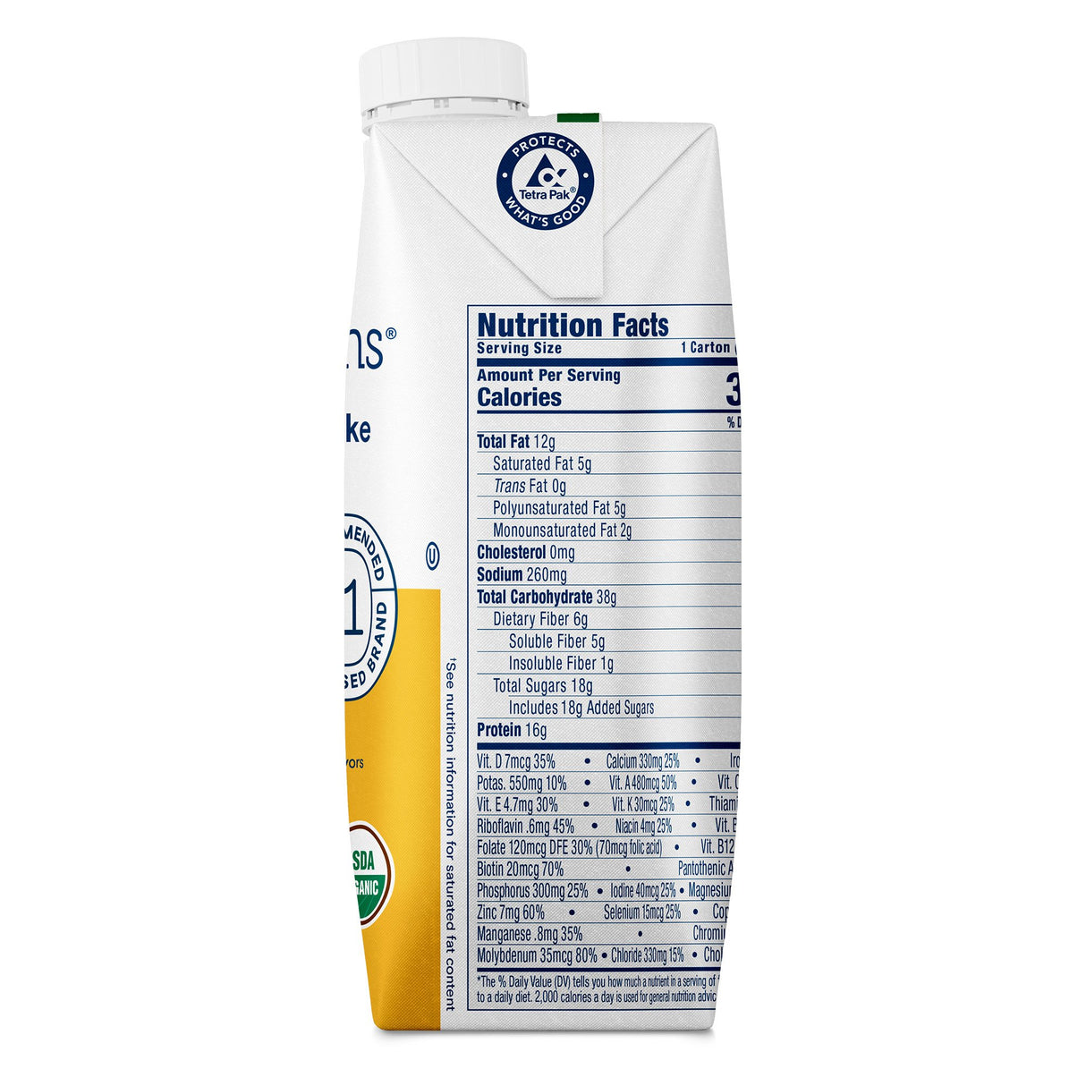 Oral Supplement Kate Farms Nutrition Shake Vanilla Flavor Liquid 11 oz. Carton - BeHope