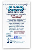 Drugs of Abuse Test Kit Alco-Screen 02® Alcohol Screen 24 Tests CLIA Waived - BeHope