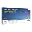Exam Glove Supreno® EC Medium NonSterile Nitrile Extended Cuff Length Textured Fingertips Blue Chemo Tested / Fentanyl Tested - BeHope