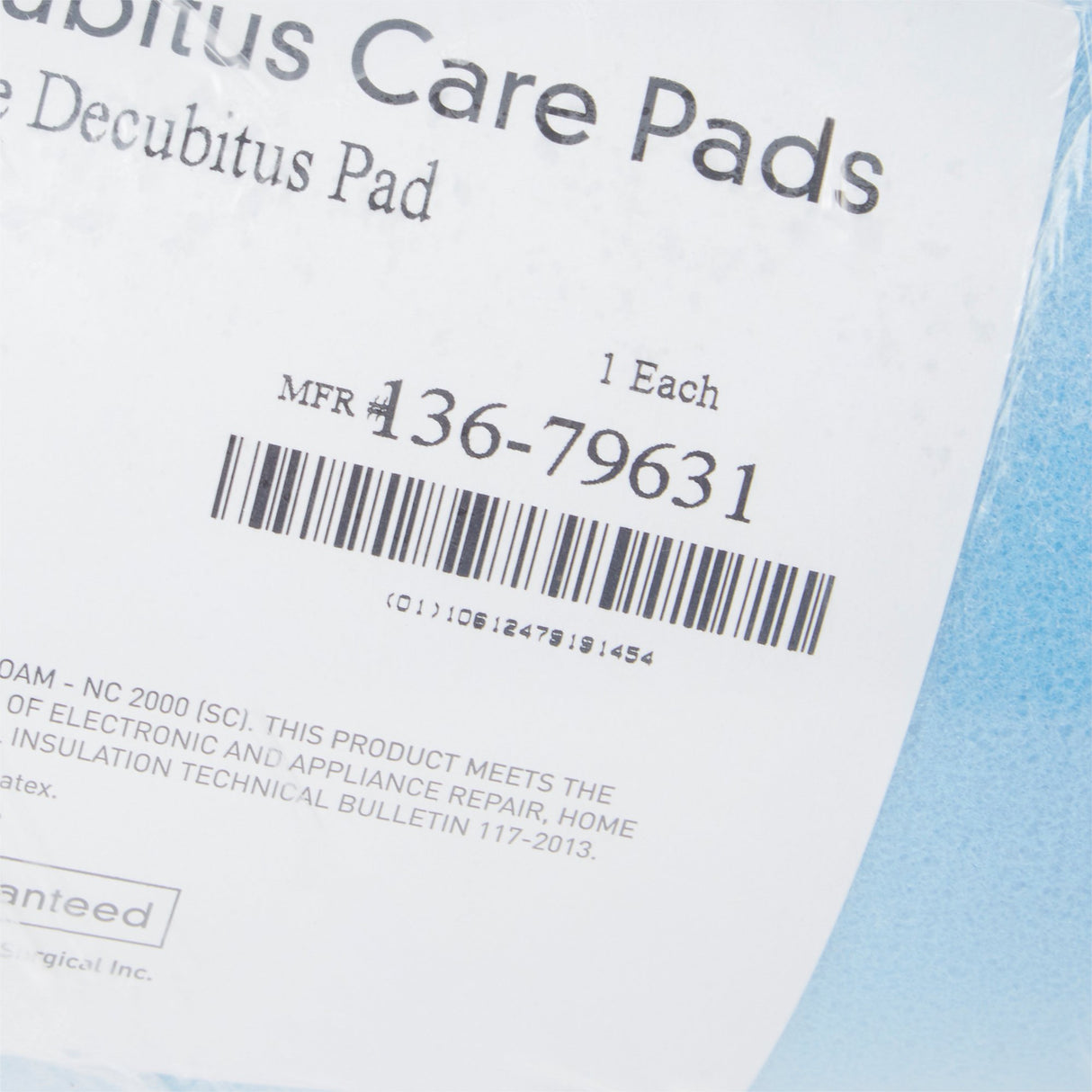 Mattress Overlay McKesson Pressure Redistribution Type 72 L X 20 W X 2 H Inch For Use with Bed Mattresses - BeHope