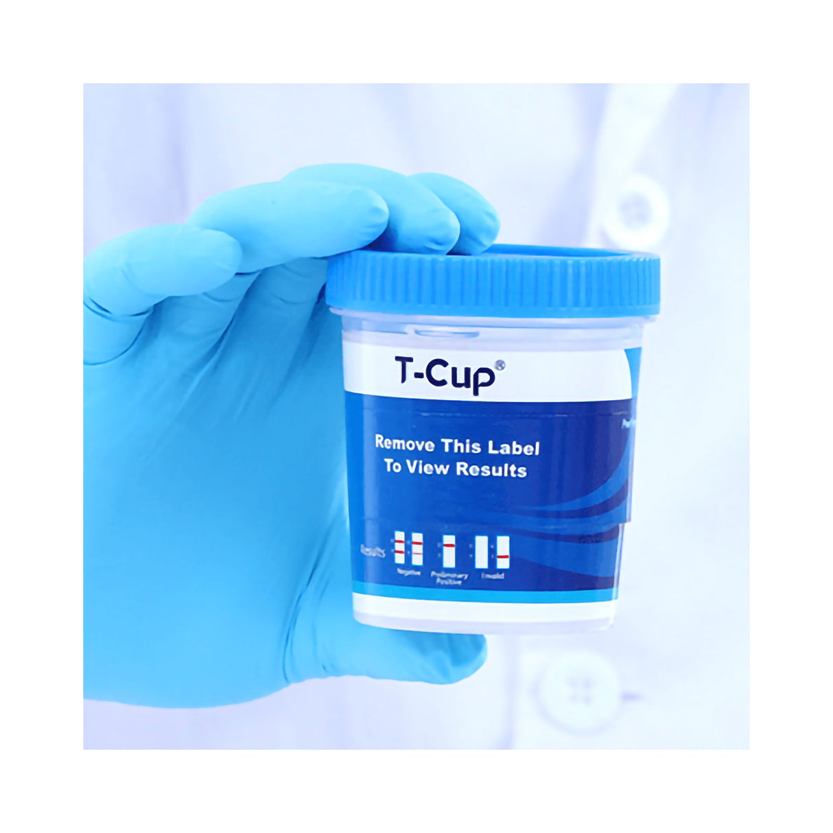 Drugs of Abuse Test Kit T-Cup® AMP, BAR, BUP, BZO, COC, mAMP/MET, MDMA, MOP, MTD, OXY, PCP, THC (CR, pH, SG) 25 Tests CLIA Waived - BeHope