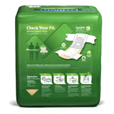 Unisex Adult Incontinence Brief FitRight Plus X-Large Disposable Moderate Absorbency