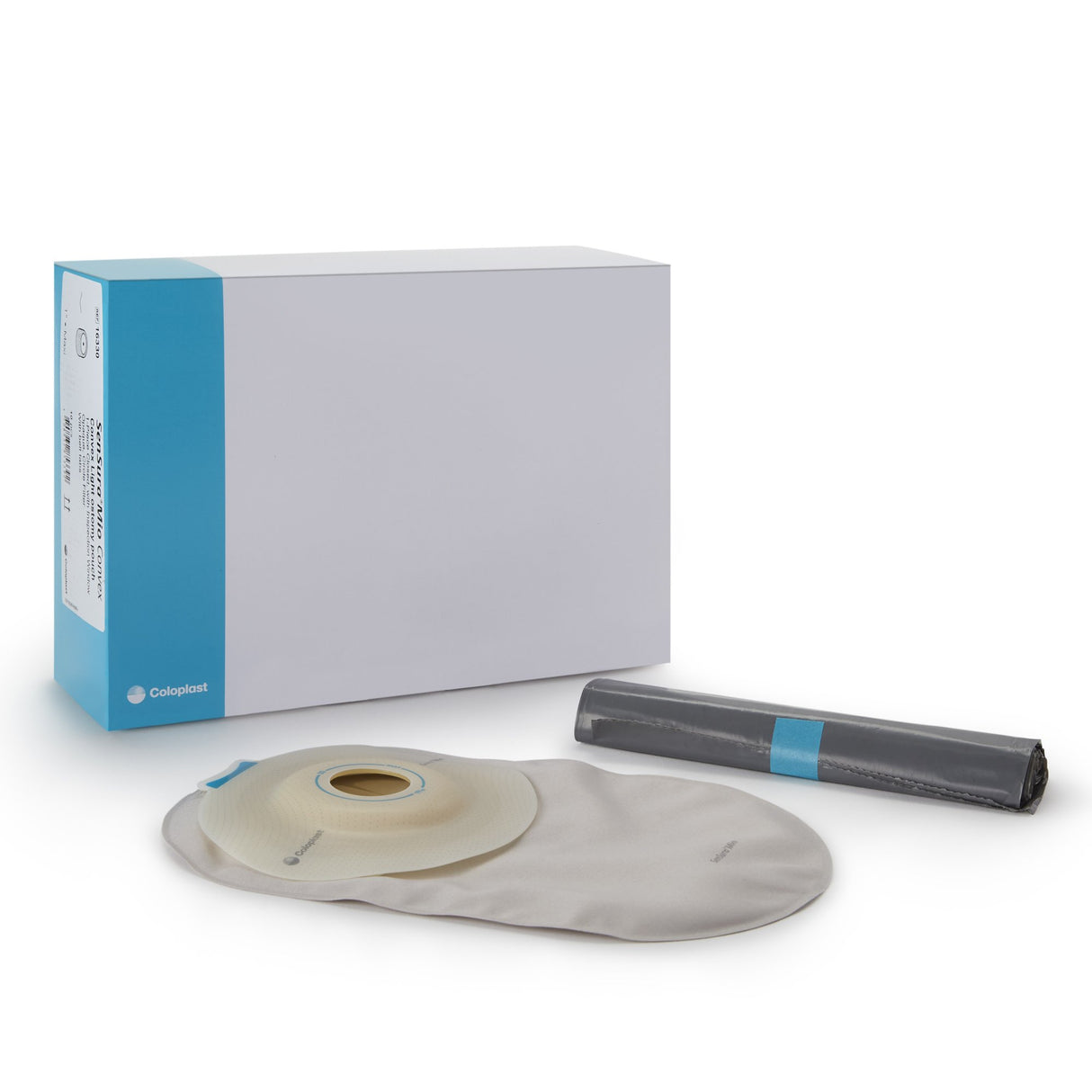 Ostomy Pouch SenSura® Mio Convex One-Piece System 8-1/4 Inch Length, Maxi Convex Light, Pre-Cut 1 Inch Stoma Closed End - BeHope